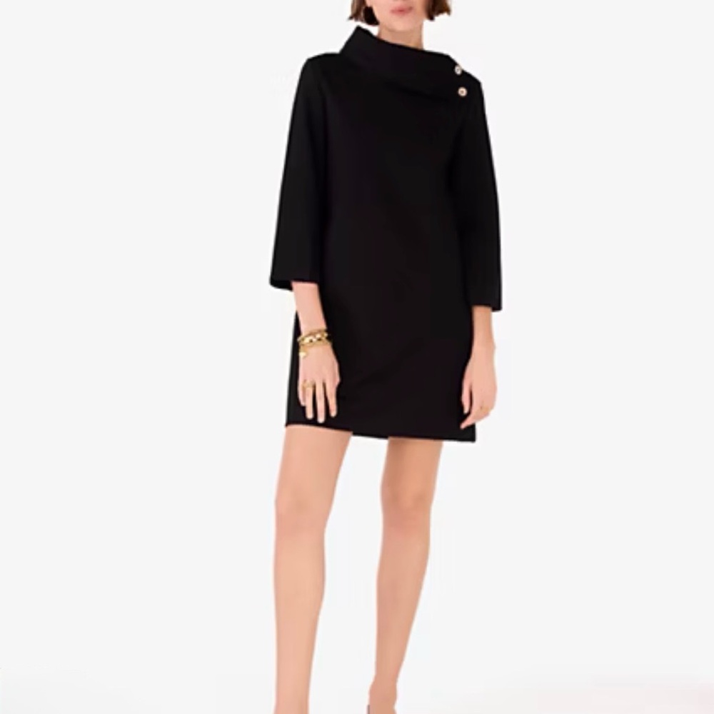 kate spade turtle neck ponte dress